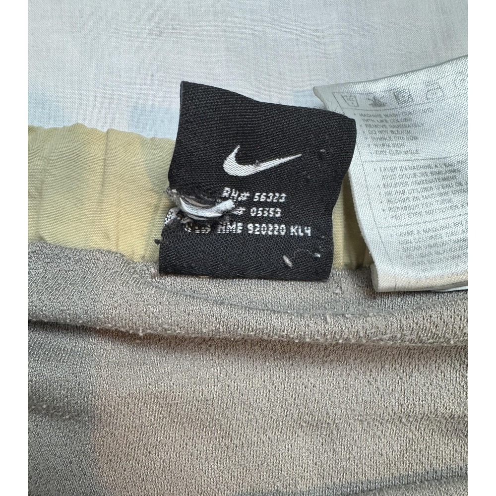 Nike ACG Shorts Mens Large Khaki Black Mesh Outdoor Lined Drawstring 90s Vintage - Picture 5 of 11